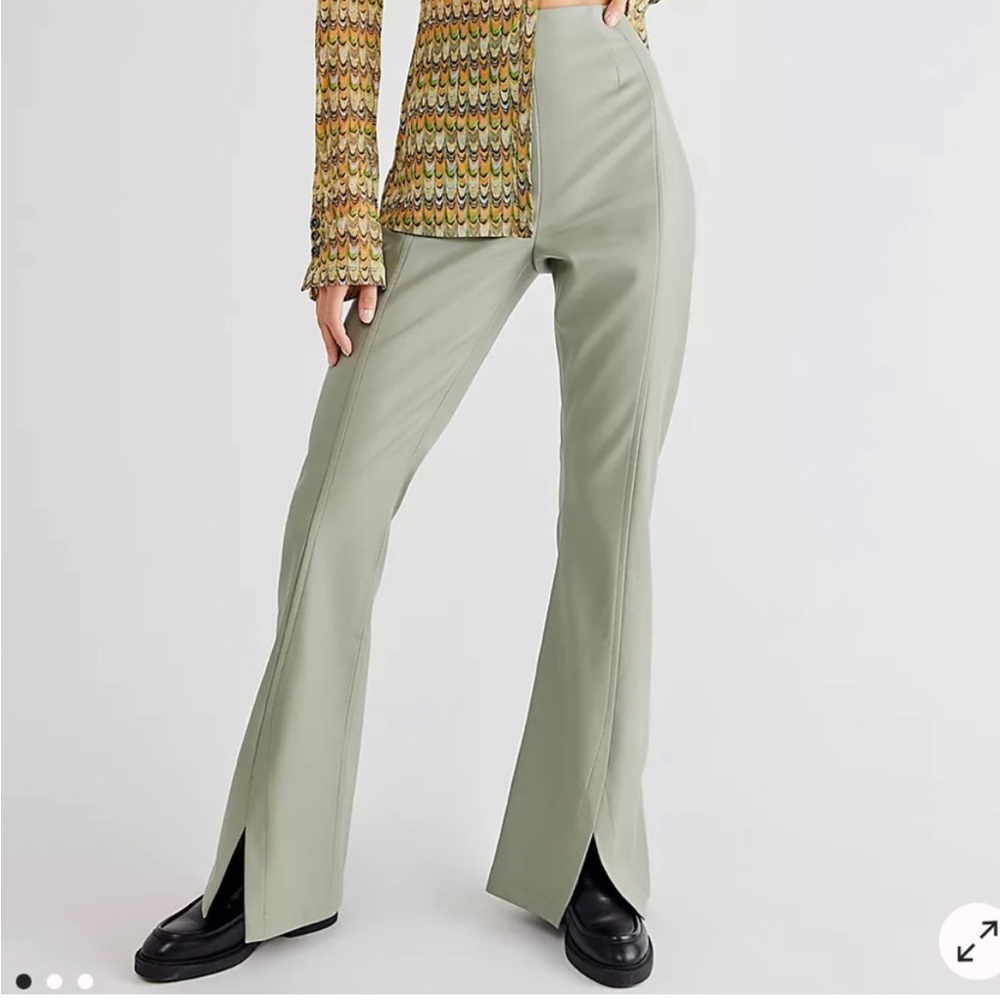 Real Deal Slit Vegan Pants Seagrass SZ 26